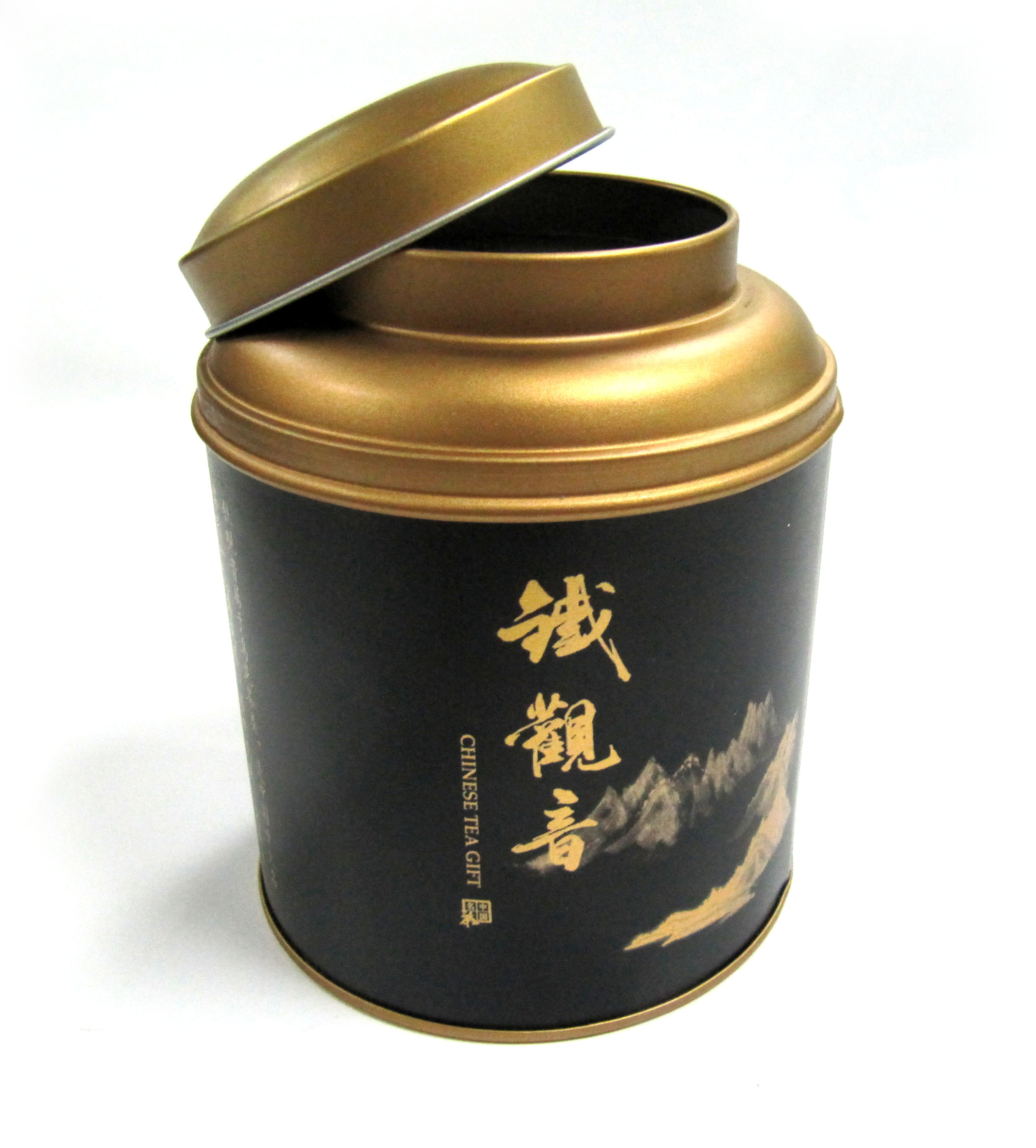 圆形茶叶罐